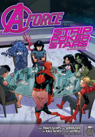 A-Force Strip Poker Stars [Tracy Scops]