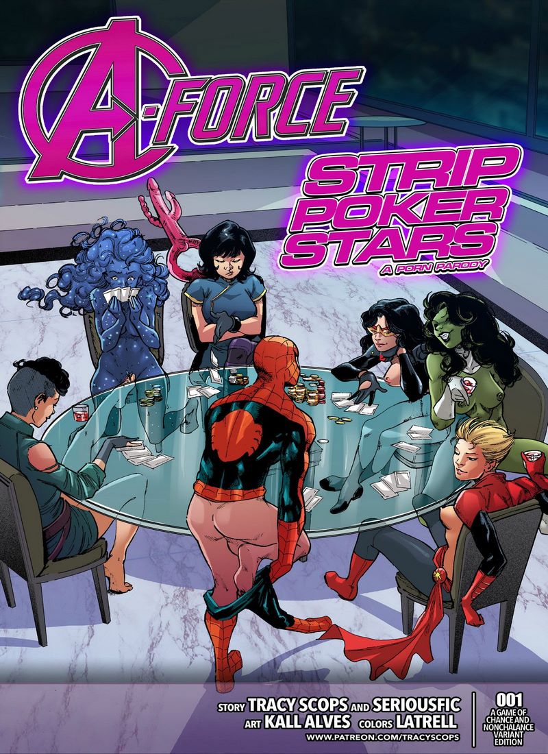 A-Force Strip Poker Stars [Tracy Scops] (gedecomix cover)