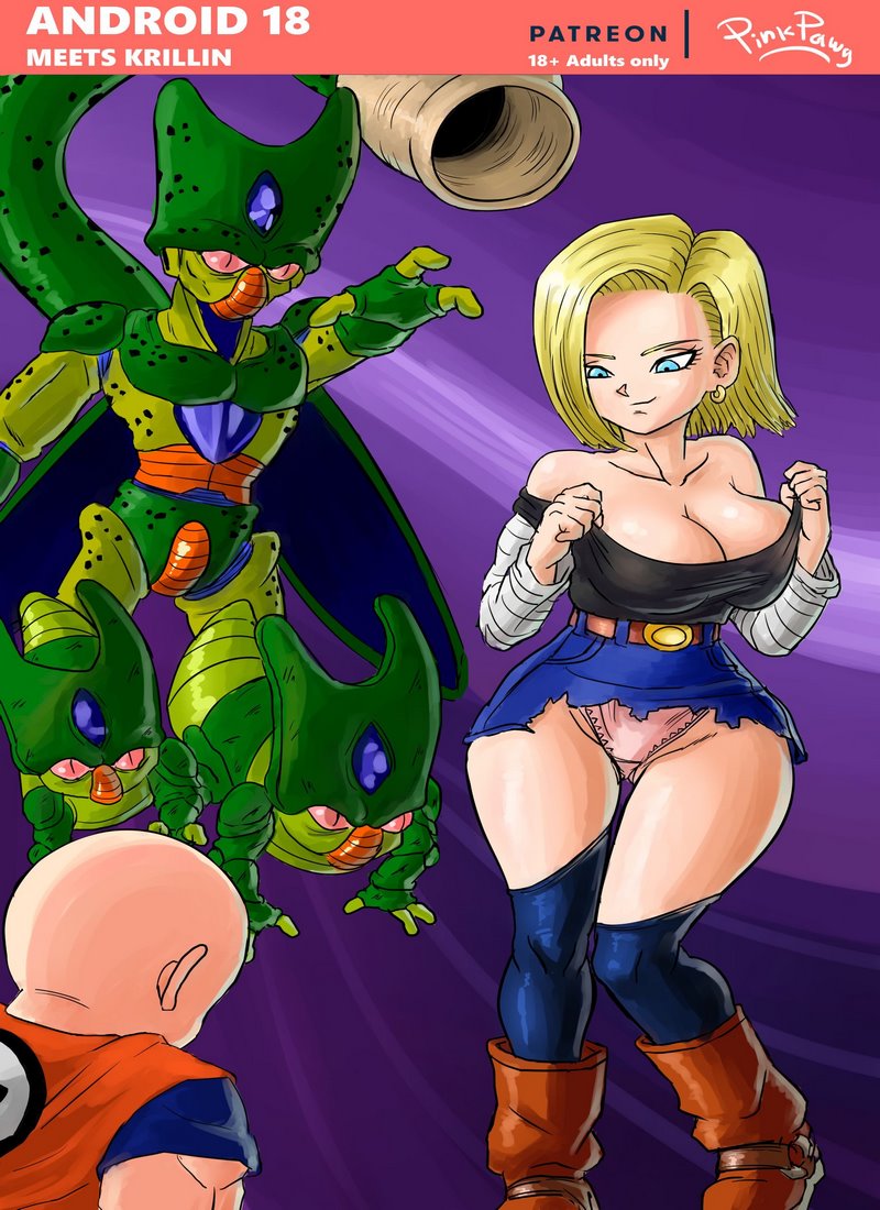 Android 18 Meets Krillin [Pink Pawg] (gedecomix cover)