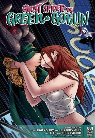 Ghost Spider VS. Green Goblin [Tracy Scops]