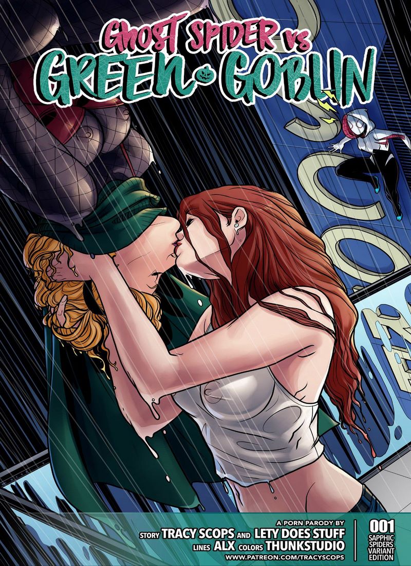 Ghost Spider VS. Green Goblin [Tracy Scops] (gedecomix cover)