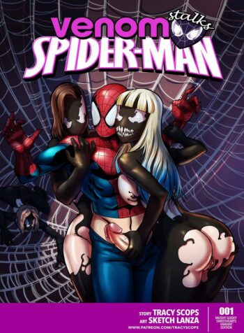 Venom Stalks Spider-Man [Tracy Scops]