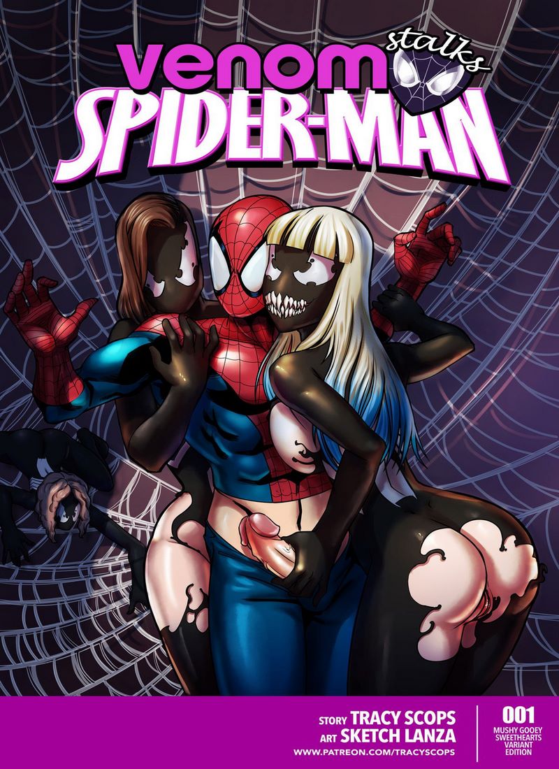 Venom Stalks Spider-Man [Tracy Scops] (gedecomix cover)