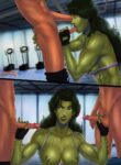 She-Hulk Workout (gedecomix cover)