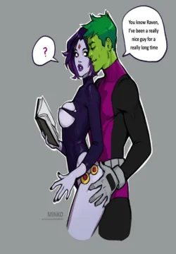 Raven And Beast Boy [Olena Minko]