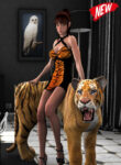 Wild Princess with Tiger [Extremexworld]