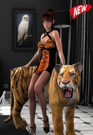 Wild Princess with Tiger [Extremexworld]