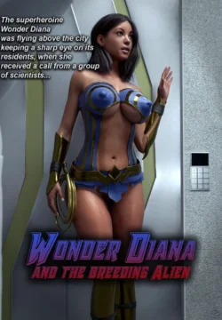 Wonder Diana And The Breeding Alien [BadOnion]