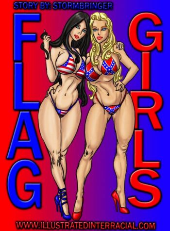 Flag Girls [IllustratedInterracial]