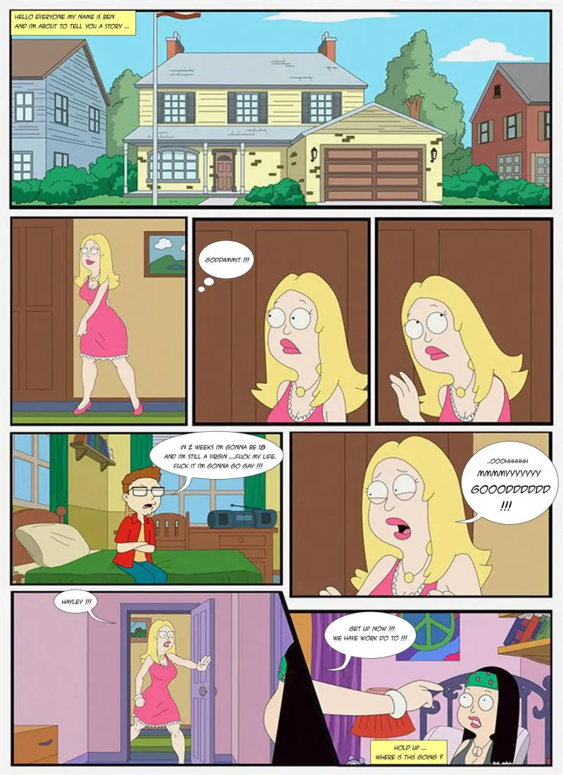 American dad animated porn
