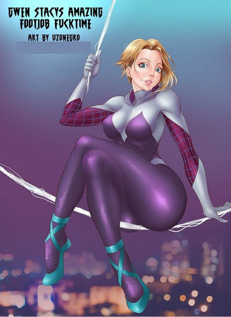 Gwen Stacy’s Amazing Footjob Fucktime (Spider-Man) [Uzonegro]