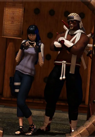 Hinata X Killer Bee (Naurto) [Mongo Bongo]
