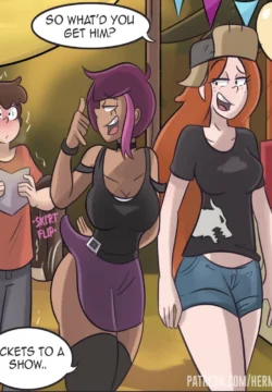 Dipper gets a slice of goth cake [Hermit Moth]