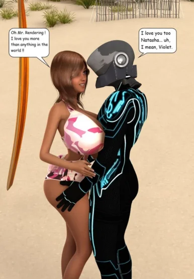 At the Beach [Mike Rendering]
