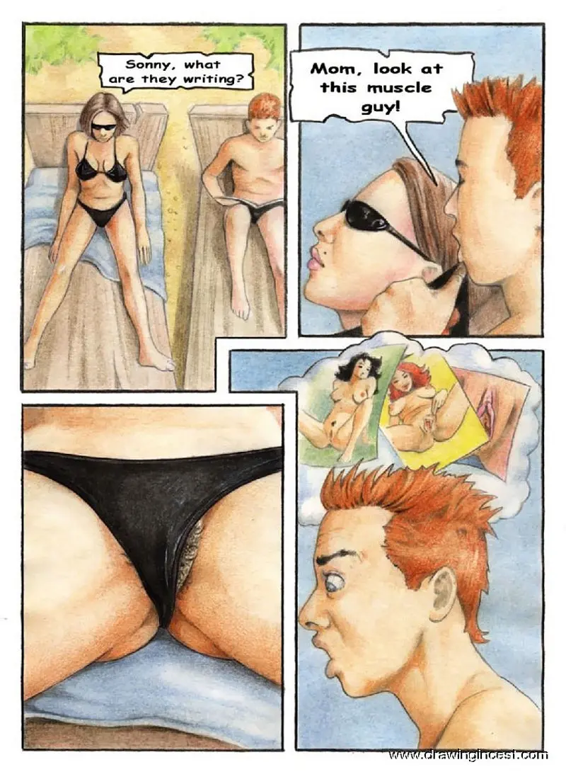 Mom and son have sexual training - Porn Comic