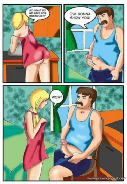 She likes such a breakfast [Drawingincest]