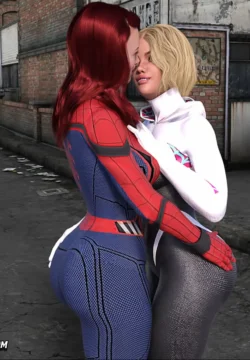 Spider-Gwen X Rhino (Spider-Man) [MegaParodies]