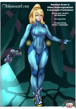 Samus Aran's Alien Impregnation Creampie Fucktime [Jberserk]