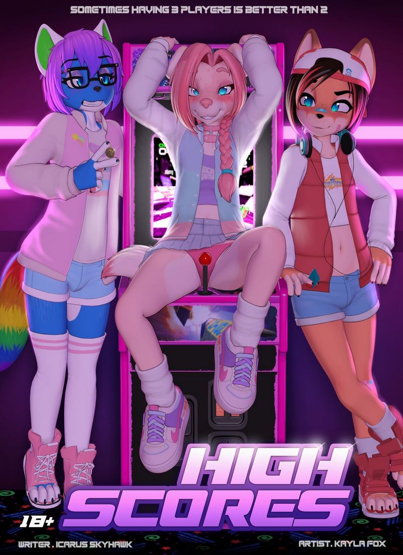 High Scores [KaylaFox] (GEDE Comix cover)