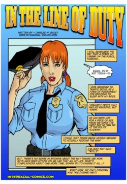 In the line of duty [Interracial]