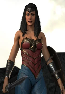 Wonder Woman x Link [3Dhentaihero]