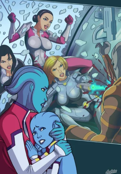 Mass Effect In Lesbian Orgy [Arabatos]