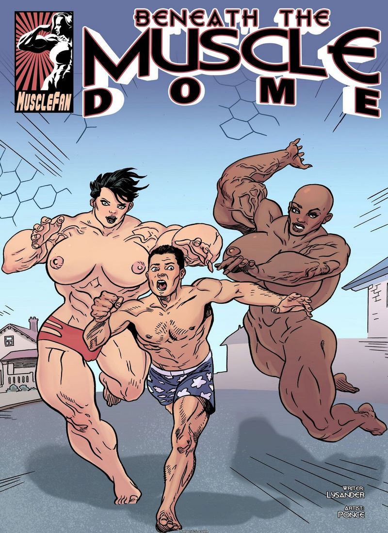 Beneath the Muscle Dome- MuscleFanComics (GEDE Comix cover)