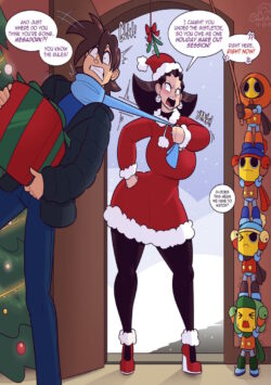 Cobatsart – Tron and Megaman Happy Holiday