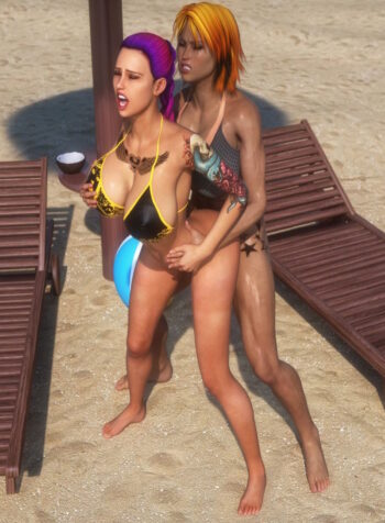 Krissy & Rylee’s Beach Fun [Intrigue3D]