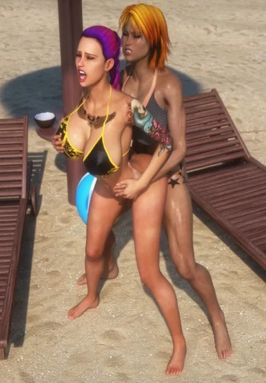 Krissy & Rylee’s Beach Fun [Intrigue3D]
