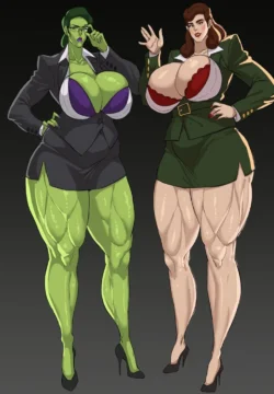 She-Hulk & Peggy Carter [Cyberboi]