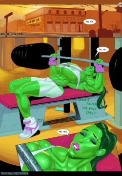 She-Hulk pumping iron [MeinFischerArt]
