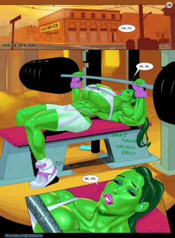 She-Hulk pumping iron [MeinFischerArt]