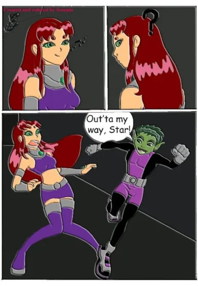 Robin's Punishment (Teen Titans) [Scorpia]