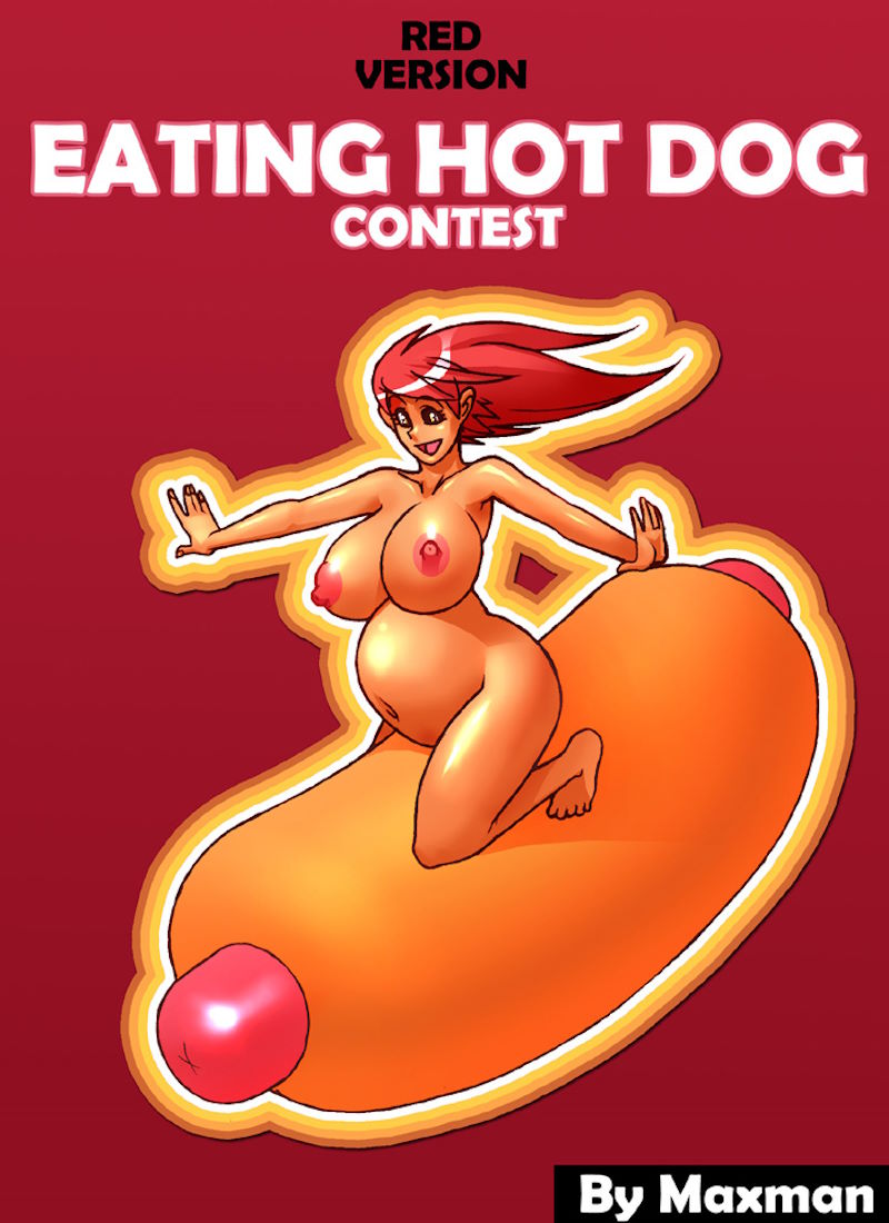 Eating Hot Dog Contest (Red) [Maxman]