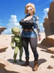 Do Android18 Birth Saibaiman’s Child [ETUS]