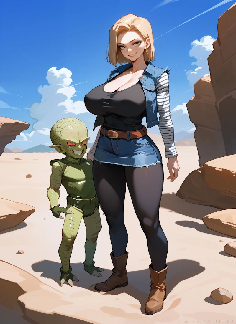 Do Android18 Birth Saibaiman’s Child [ETUS]