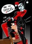 Harley captures Robin (Batman) [Spakka]