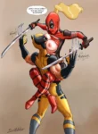 Ladypool vs Wolverine [Scribbler]