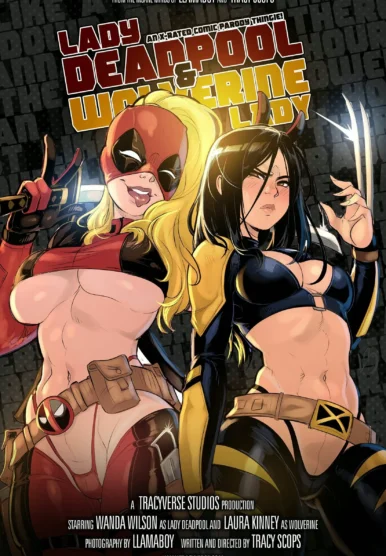 Lady Deadpool and Wolverine Lady [Tracy Scops]