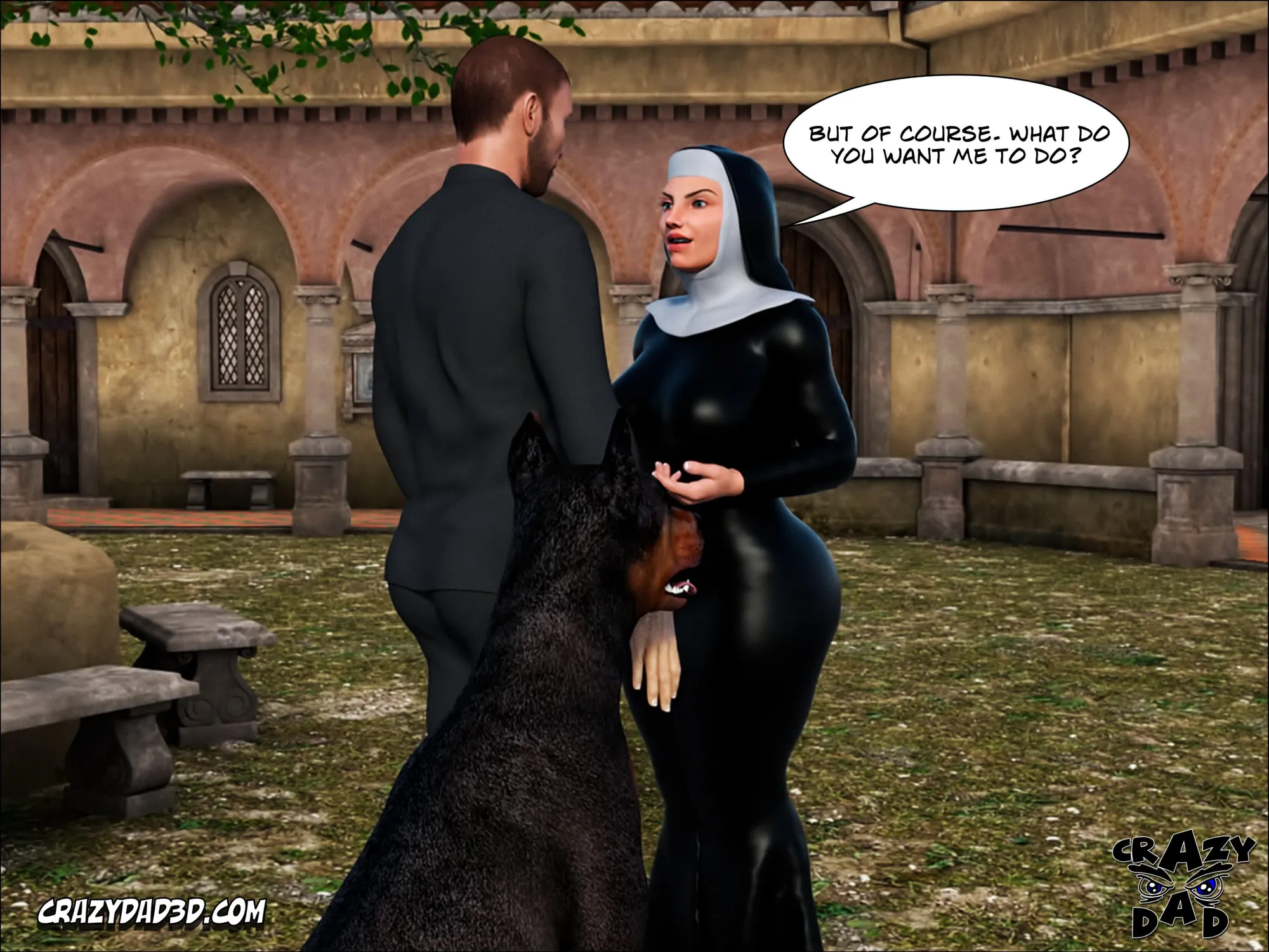 Sister Grace [CrazyDad3D] - 4 . Sister Grace - Chapter 4 [CrazyDad3D] - Page 7