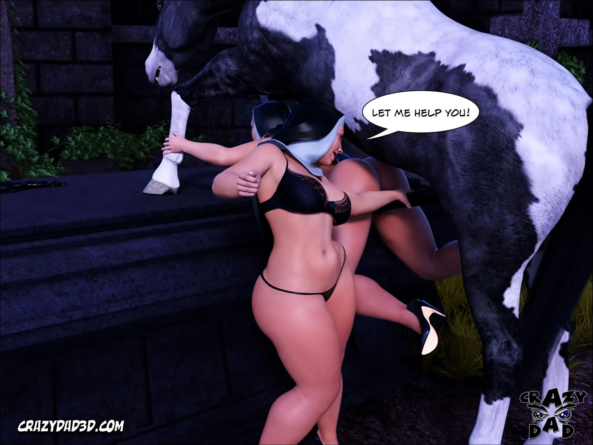 Sister Grace [CrazyDad3D] - 4 . Sister Grace - Chapter 4 [CrazyDad3D] - Page 73