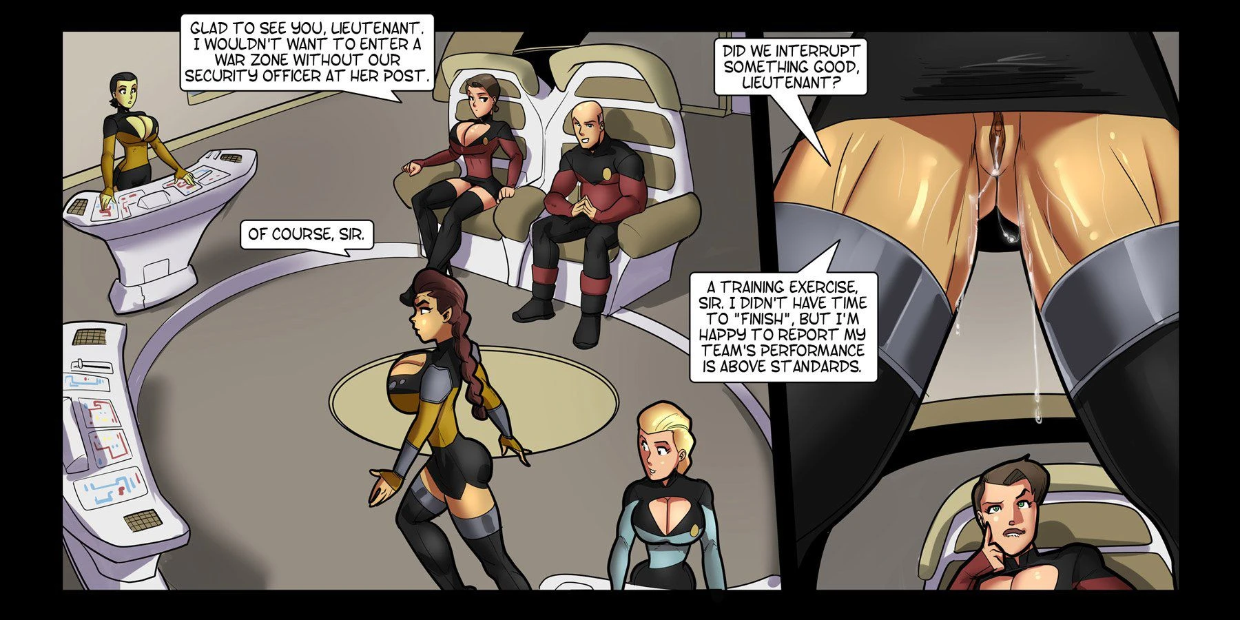 Galaxy Jaunt (Star Trek) [Rabies T Lagomorph] - 2 . Galaxy Jaunt - Chapter 2 [Rabies T Lagomorph] - Page 9