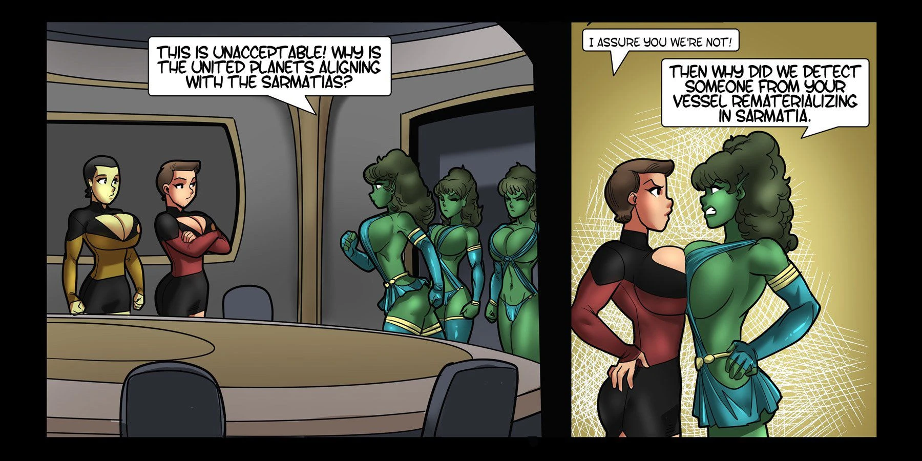 Galaxy Jaunt (Star Trek) [Rabies T Lagomorph] - 2 . Galaxy Jaunt - Chapter 2 [Rabies T Lagomorph] - Page 18