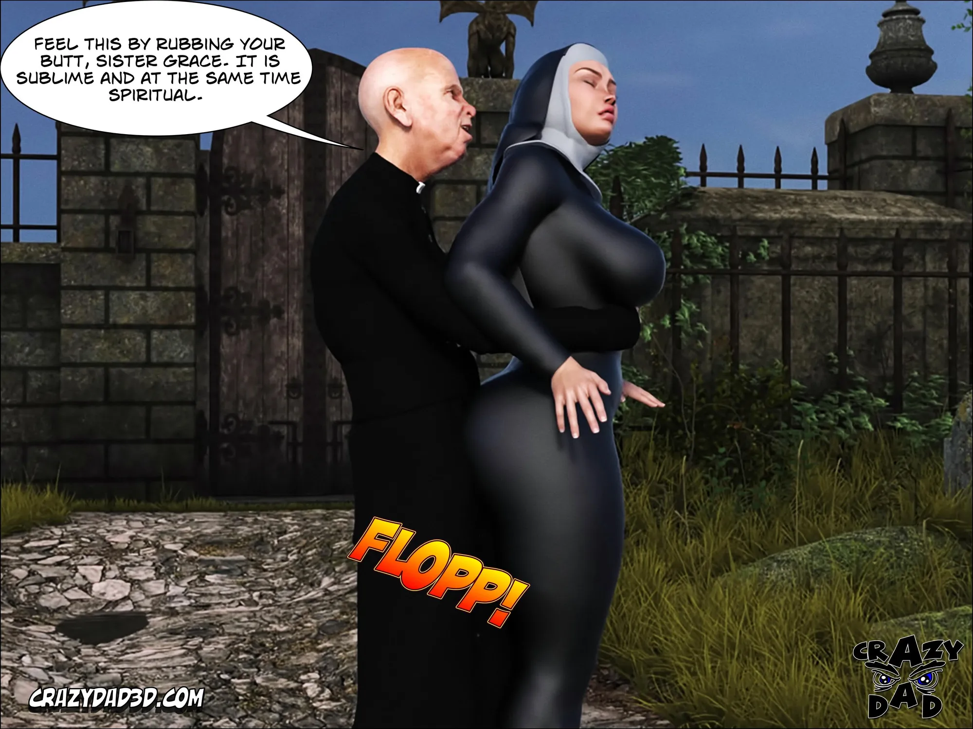 Sister Grace [CrazyDad3D] - 3 . Sister Grace - Chapter 3 [CrazyDad3D] - Page 10