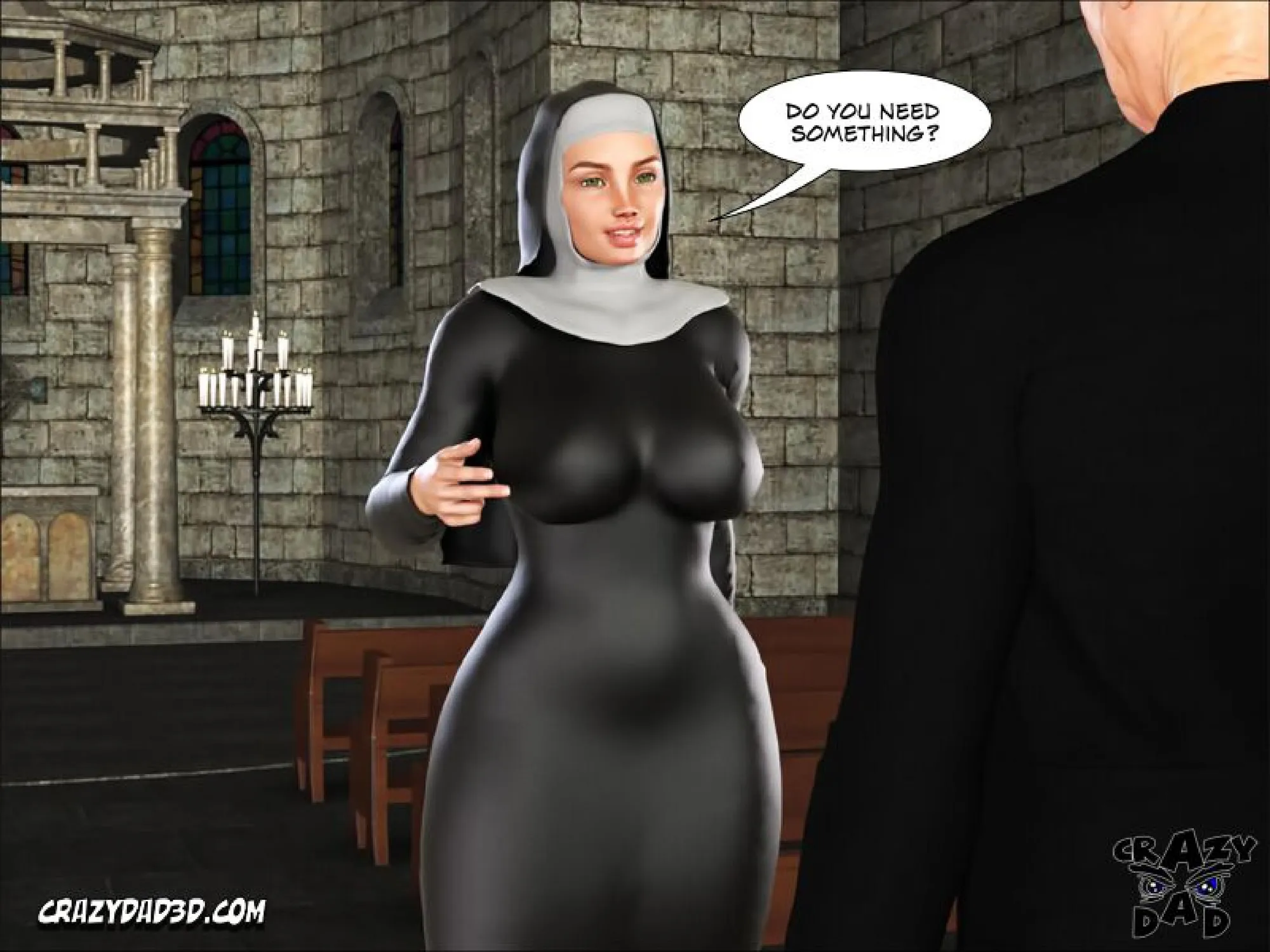 Sister Grace [CrazyDad3D] - 1 . Sister Grace - Chapter 1 [CrazyDad3D] - Page 11
