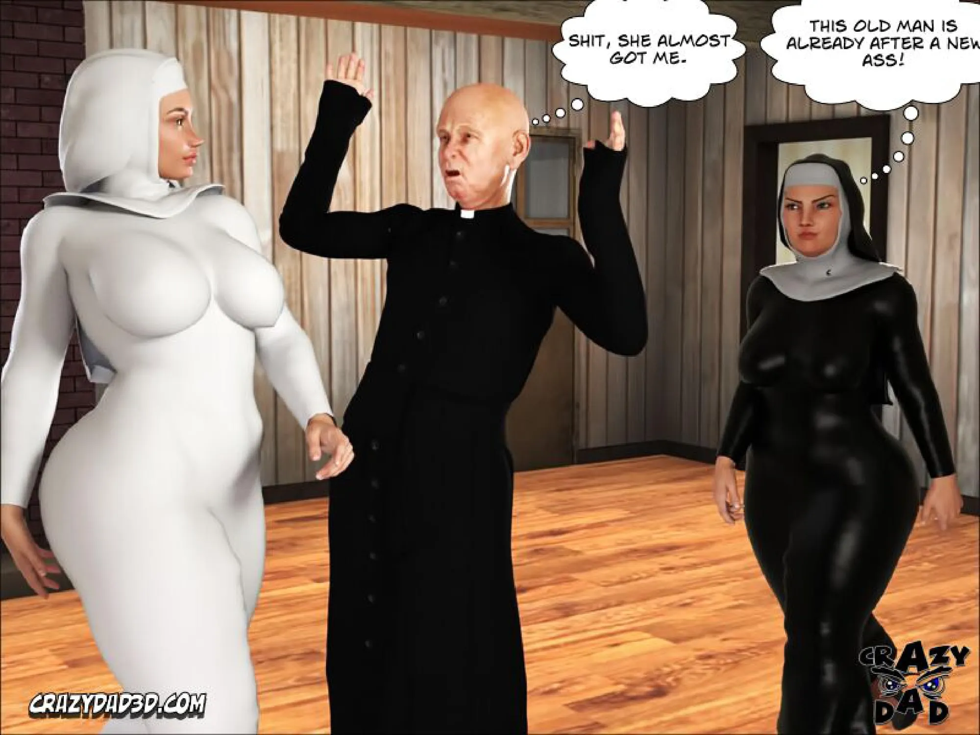 Sister Grace [CrazyDad3D] - 1 . Sister Grace - Chapter 1 [CrazyDad3D] - Page 75