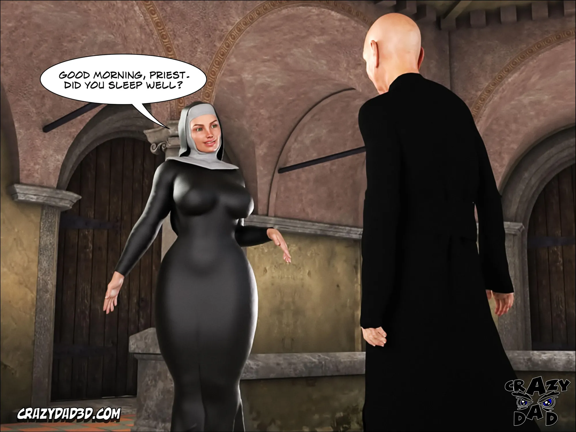 Sister Grace [CrazyDad3D] - 2 . Sister Grace - Chapter 2 [CrazyDad3D] - Page 55