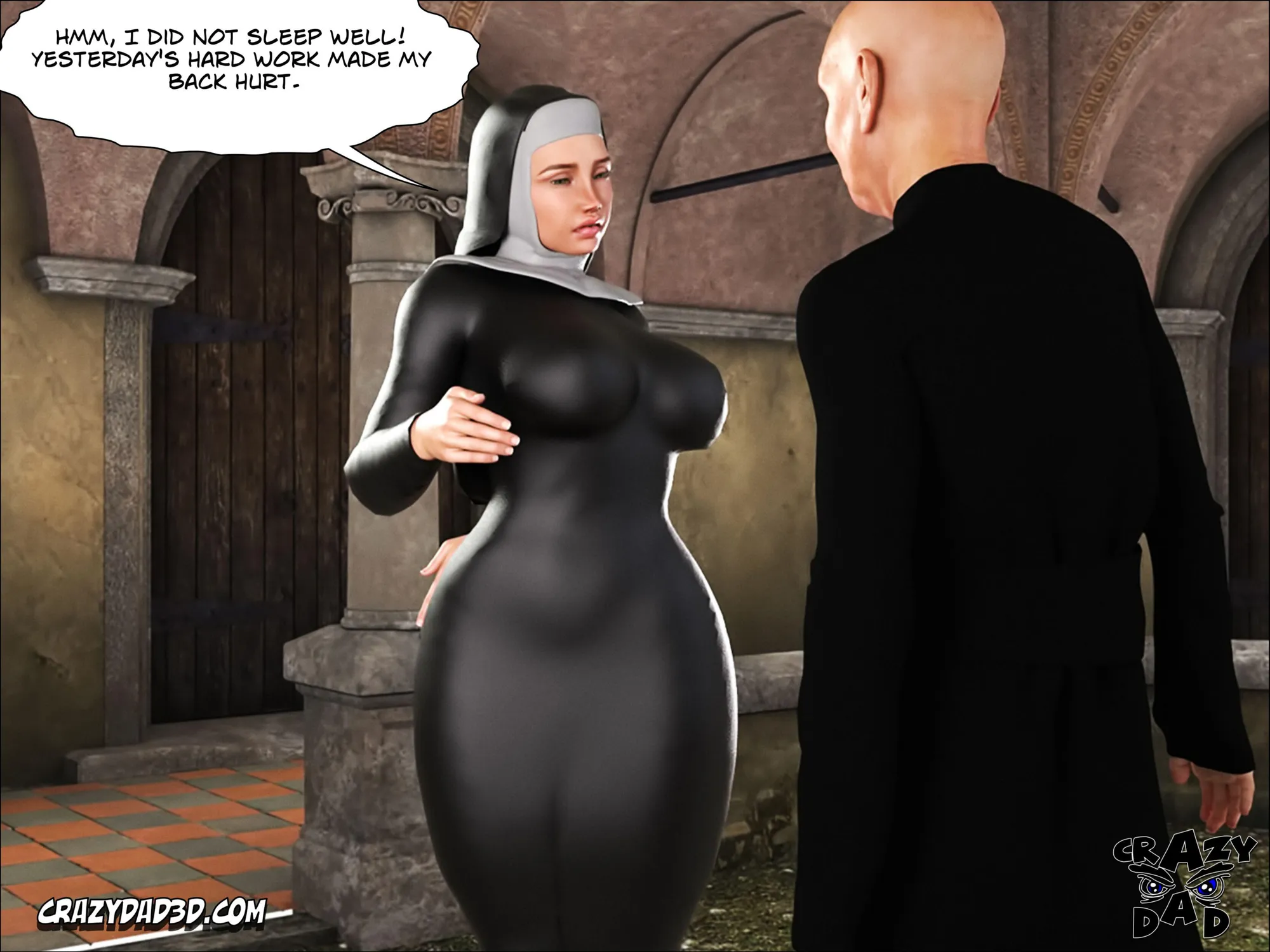 Sister Grace [CrazyDad3D] - 2 . Sister Grace - Chapter 2 [CrazyDad3D] - Page 57
