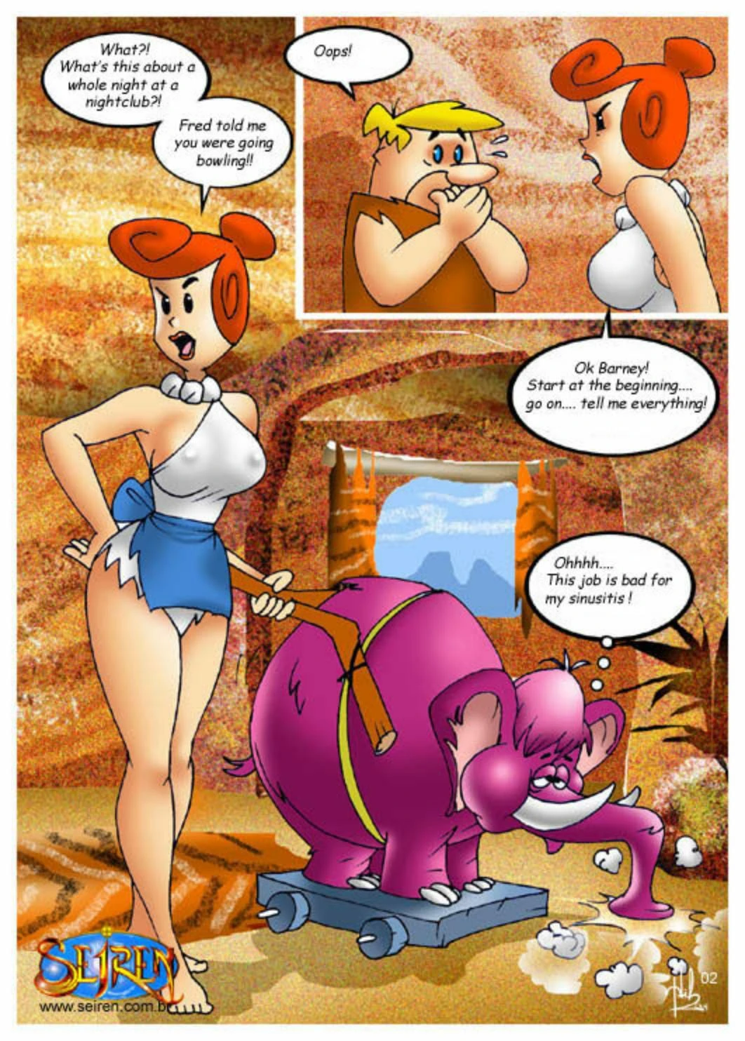 The Fucknstones (The Flintstones) [Seiren] - 1 . The Fucknstones - Chapter 1 (The Flintstones) [Seiren] - Page 3